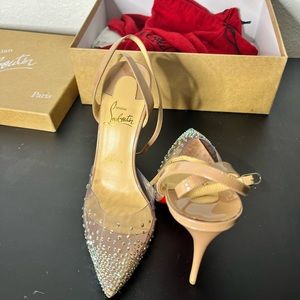 Christian Louboutin spikaqueen crystal pump